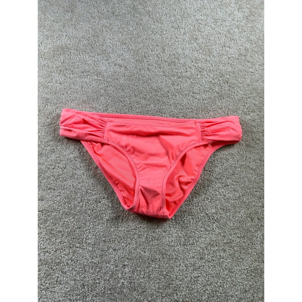 Shade & Shore Women's Swim Bottom Small Neon‎ Pink Nylon Spandex